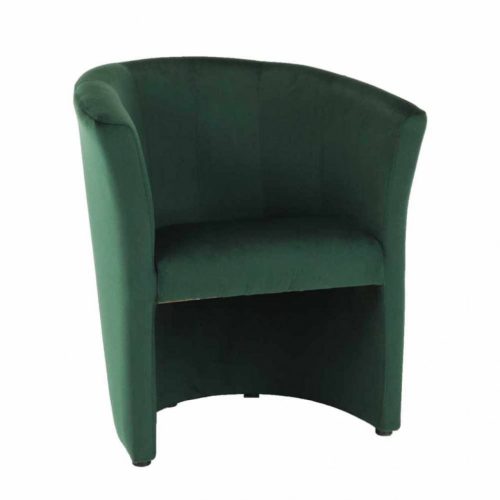 Fotel, smaragd anyag, CUBA