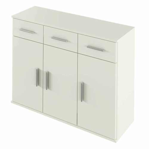 Komód, fehér, RESITA TYP 3