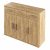 Komód, artisan tölgy, RESITA TYP 3