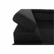 Ülőgarnitúra, sötétszürke, jobbos kivitel, SEGORIA ROH U