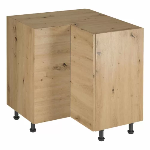 Alsó sarokszekrény, artisan tölgy, LANGEN D90N