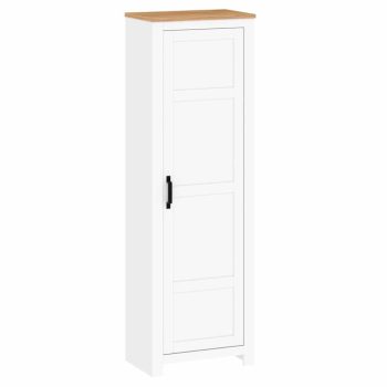 Polcos szekrény, fehér alba/craft arany tölgy, LANZETTE V