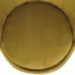 Fotel Art-deco stílusban, mustár színű Velvet anyag/gold chróm-arany, NOBLIN , Sárga , Szövet