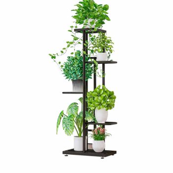 Fém állvány a virágokra, fekete, BAMIR TYP 1