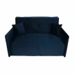 Kinyitható 3-as ülés, párizsi kék szövet Riviera, ALANA