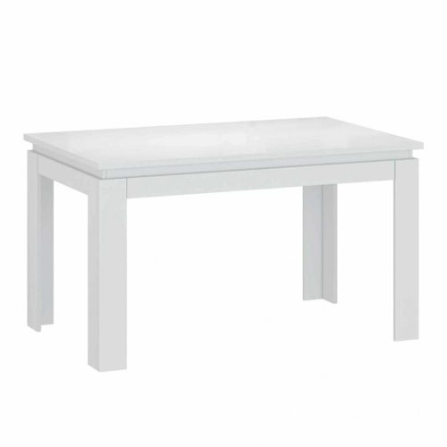 Széthúzható asztal, fehér, LINDY