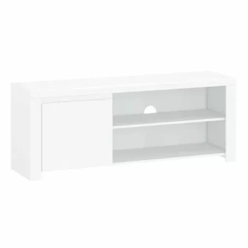 TV asztal 1D/160, fehér fényes, LINDY