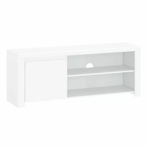 TV asztal 1D/160, fehér fényes, LINDY