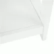Dohányzóasztal, fehér, EDRIA , Fehér , MDF