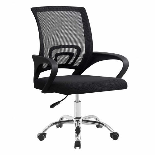 Irodai szék, fekete/fekete, DEX 4 NEW , Fekete , Műanyag
