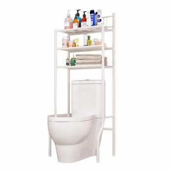   Polcállvány a mosógép fölé, fehér, VIMERA , Fehér , Fém