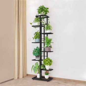   Fém virágállvány, sötétszürke, BAMIR TYP 4 , Szürke , Fém