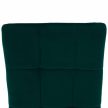 Szék, smaragd Velvet szövet/fém, ADORA NEW , Türkiz , Szövet