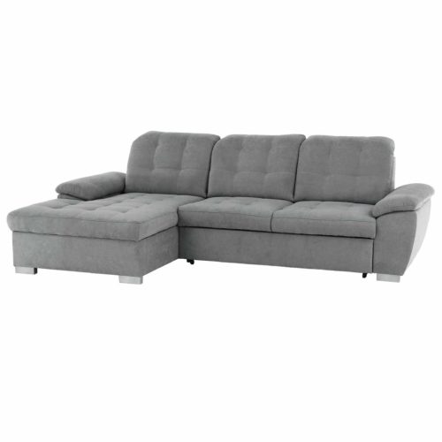 Ülőgarnitúra, szürke anyag, balos, EVANGELIN , Szürke , Szövet