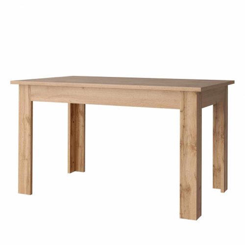 Kihúzható asztal, wotan tölgy, 132-175x80 cm, MORATIZ , Barna , ABS élek