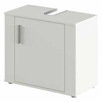   Szekrény mosogató alá, matt fehér, LESSY NEW 02 , Fehér , DTD