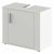 Szekrény mosogató alá, matt fehér, LESSY NEW 02 , Fehér , DTD