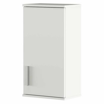 Faliszekrény, matt fehér LESSY NEW 04 , Fehér , DTD