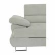 Ülőgarnitúra, világosszürke, szövet, jobbos, BUTON P , Szürke , Szövet