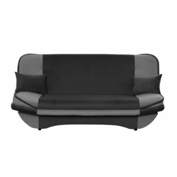   Kinyitható kanapé, világosszürke/sötétszürke, GURU , Szürke , Szövet