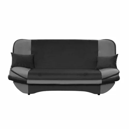 Kinyitható kanapé, világosszürke/sötétszürke, GURU , Szürke , Szövet