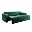 Kinyitható dívány, smaragd, PORIMA , Zöld , Szövet