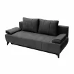 Kinyitható dívány, szürke, BERO , Szürke , Szövet