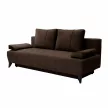 Kinyitható dívány, barna, BERO , Barna , Szövet