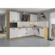 Alsó szekrény, fehér/artisan tölgy, LULA 105 ND 1F BB , Fehér , MDF
