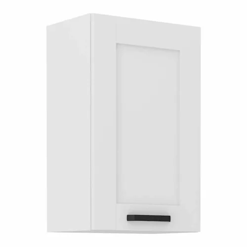 Felső szekrény, fehér, LULA 45 G-72 1F , Fehér , MDF