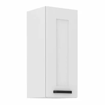 Felső szekrény, fehér, LULA 30 G-72 1F , Fehér , MDF