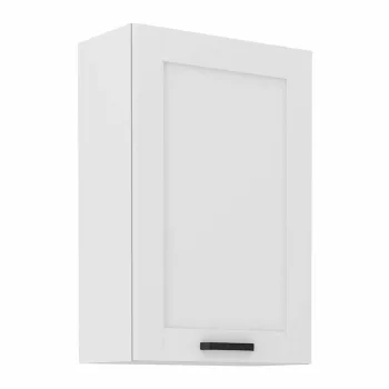 Felső szekrény, fehér, LULA 60 G-90 1F , Fehér , MDF