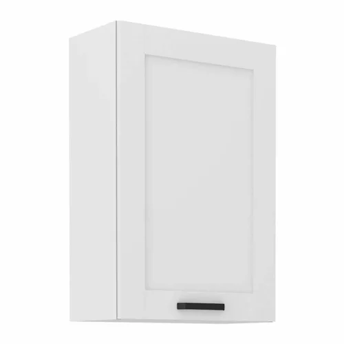 Felső szekrény, fehér, LULA 60 G-90 1F , Fehér , MDF
