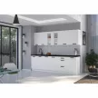Felső szekrény, fehér, LULA 60 G-90 1F , Fehér , MDF