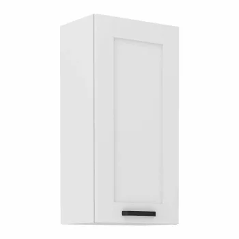 Felső szekrény, fehér, LULA 45 G-90 1F , Fehér , MDF