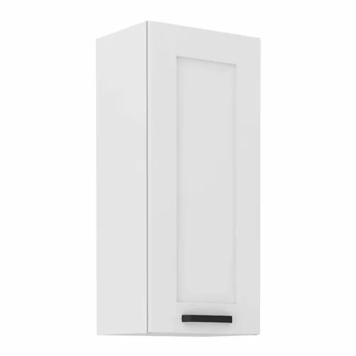 Felső szekrény, fehér, LULA 40 G-90 1F , Fehér , MDF