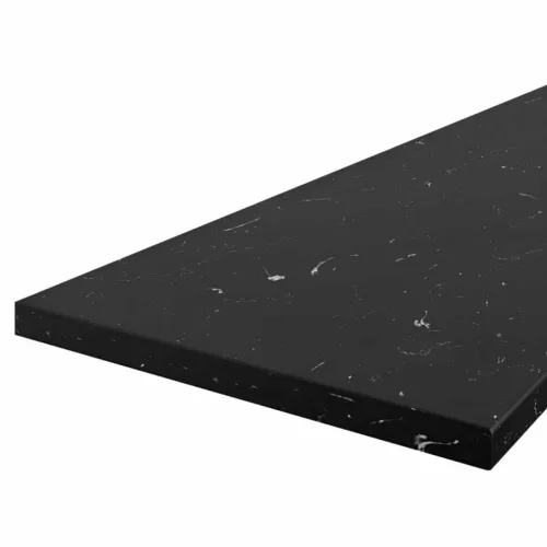 Munkalap, vastagság 3,8 cm, 6499, római márvány | Fekete | DTD
