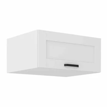 Felső szekrény, fehér, LULA 80 NAGU-36 1F , Fehér , MDF