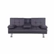 Kinyitható kanapé, barna, GOLDIA NEW , Barna , Fém