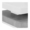 Dohányzóasztal, fehér/ beton, MANDY , Faforgács