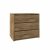 Komód, tölgyfa lefkas, MONTANA K3S , Barna , Faforgács