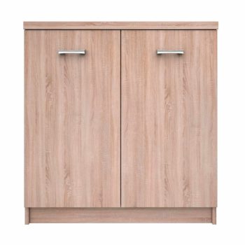 Komód 2D, sonoma tölgy, TOPTY TYP 21 , Barna , Faforgács