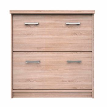   Cipősszekrény 2K, sonoma tölgy, TOPTY TYP 25 , Barna , Faforgács