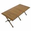 Kempingasztal, barna, ARTUR , Barna , Acél