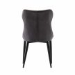 Étkezőszék, világosszürke/sötétszürke/fekete, TABITA , Szürke , Fém