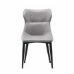 Étkezőszék, világosszürke/sötétszürke/fekete, TABITA , Szürke , Fém