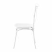 Rakásolható szék, fehér, SAVITA , Fehér , Műanyag
