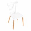 Étkezőszék, fehér/bükk, ZOSIMA , Fehér , Műanyag