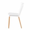 Étkezőszék, fehér/bükk, ZOSIMA , Fehér , Műanyag