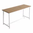 Étkezőgarnitúra 1+2, tölgy/fehér, ZAFAR , Barna , MDF